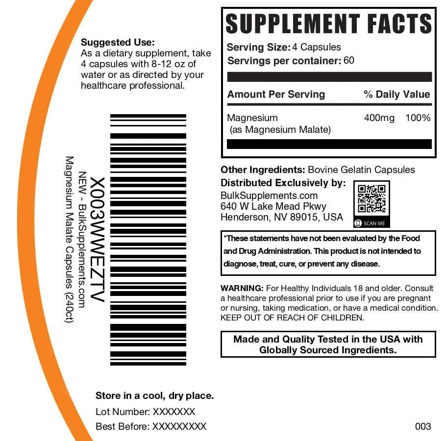 Magnesium Malate Capsules - Image 6