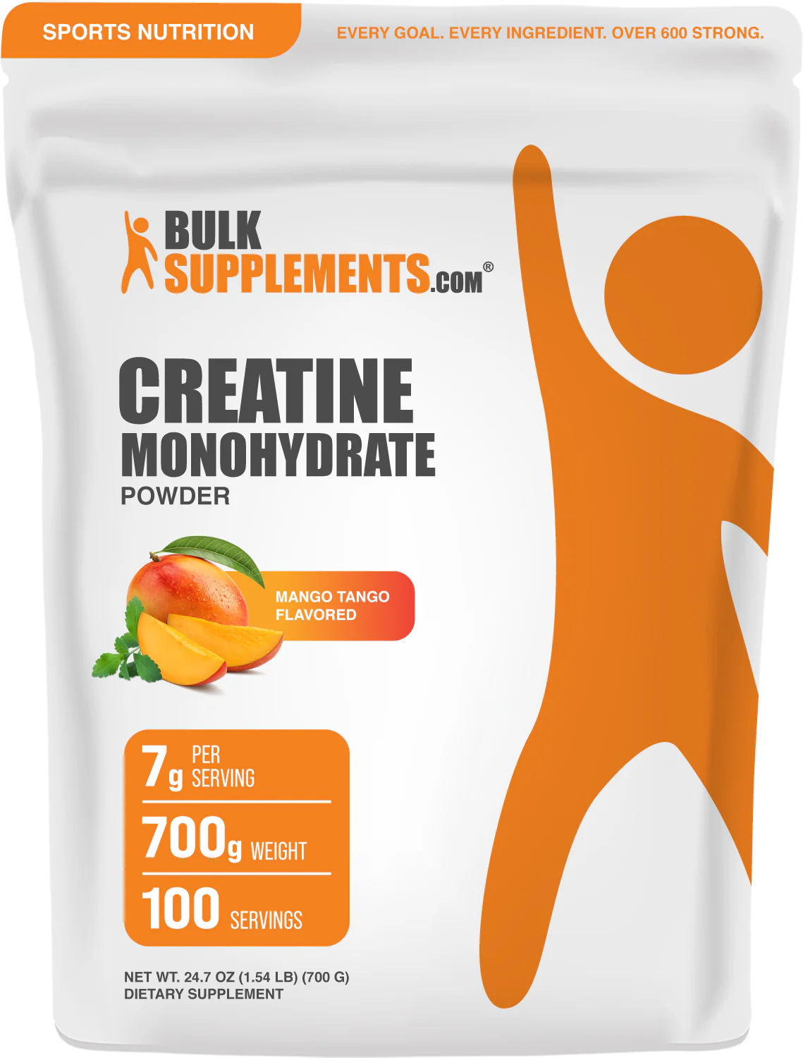 Creatine Monohydrate Powder - Mango Tango