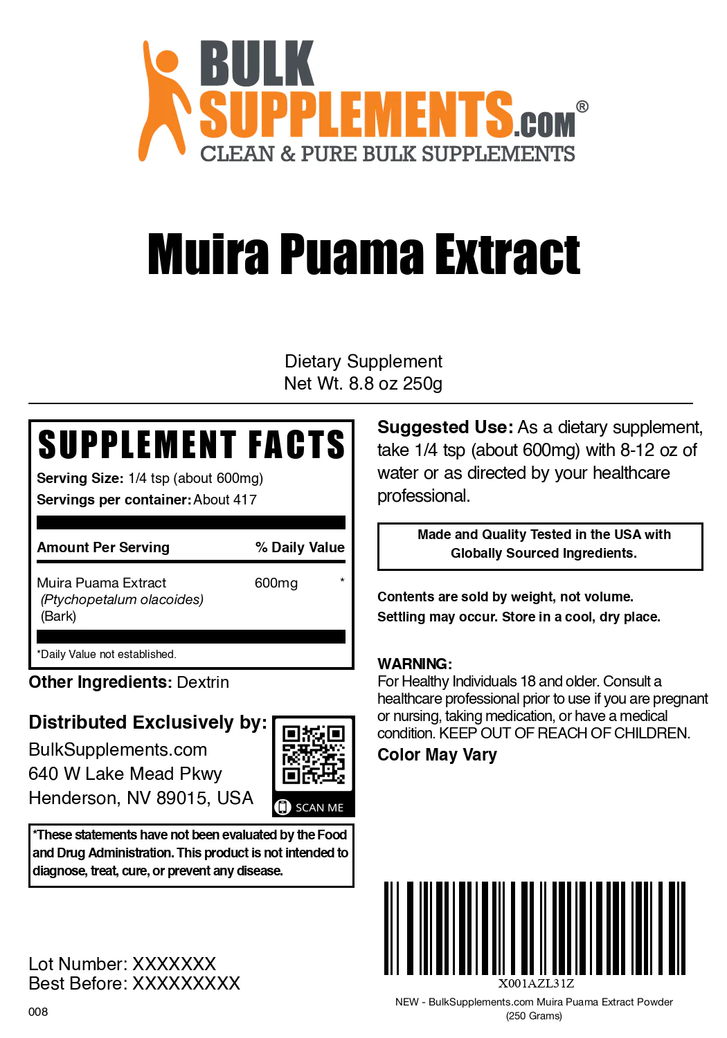Muira Puama Extract Powder - Image 6