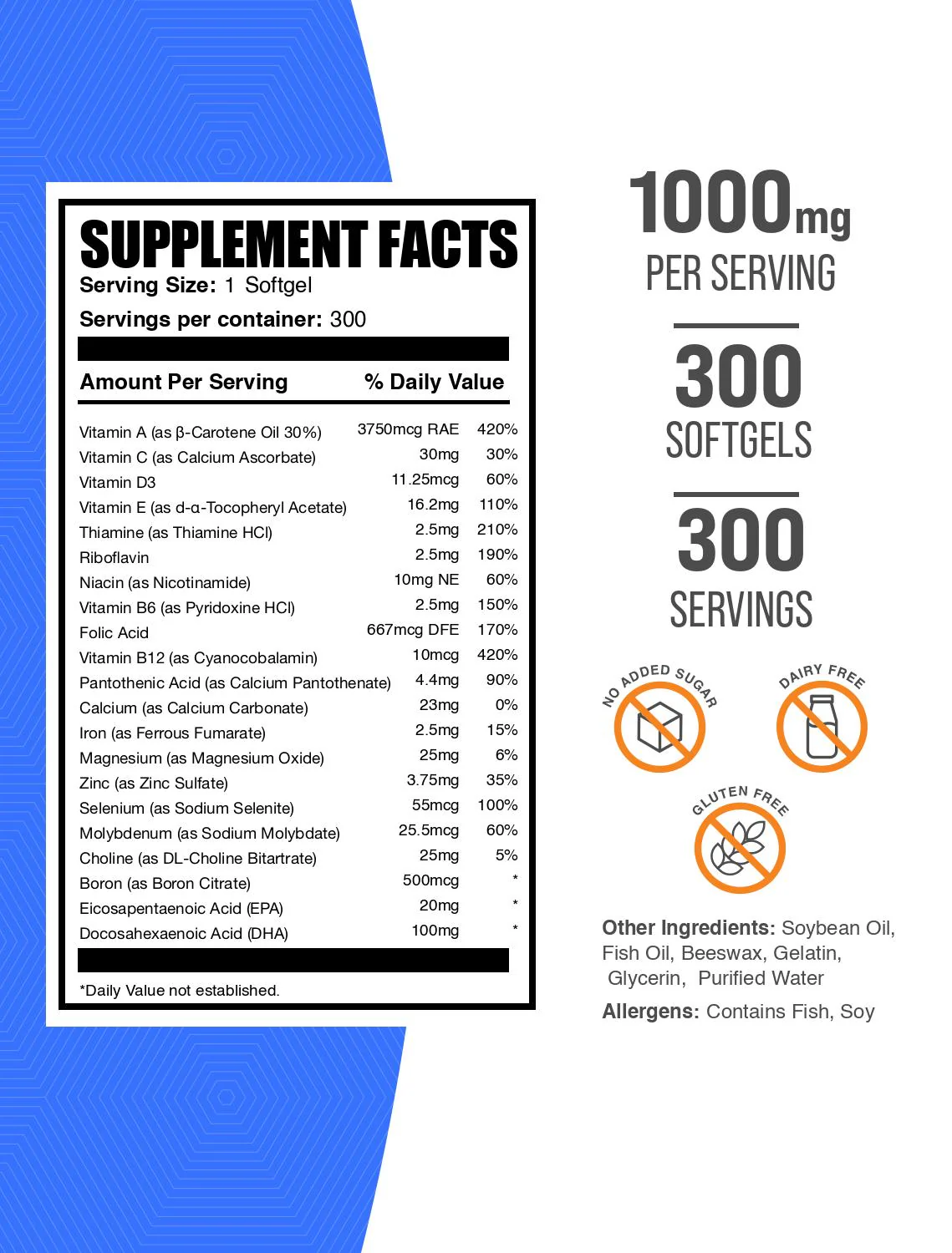 Multivitamin for Men 50+ Softgels - Image 2