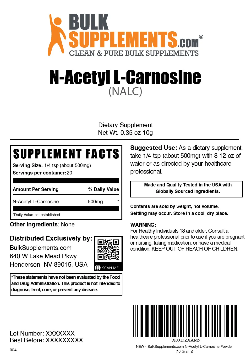 N-Acetyl L-Carnosine (NALC) Powder - Image 7