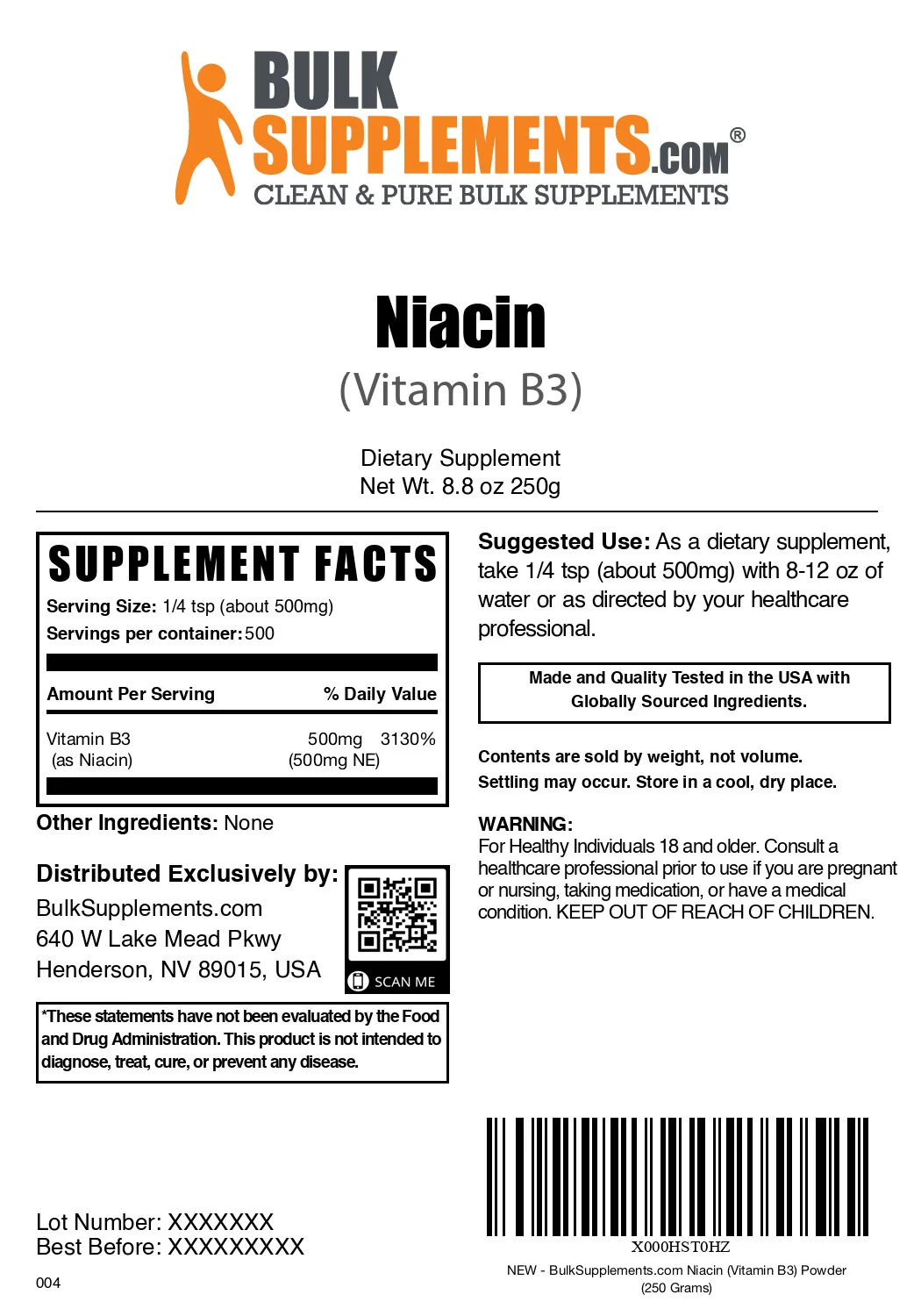 Niacin (Vitamin B3) Powder - Image 6