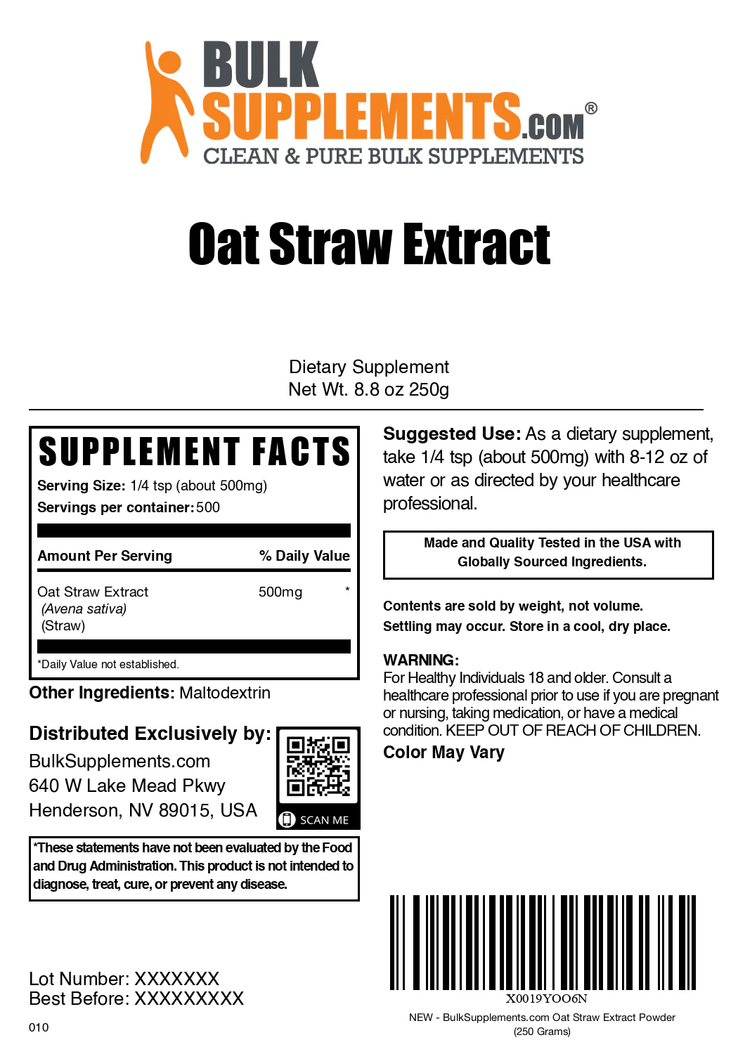 Oat Straw Extract Powder - Image 6