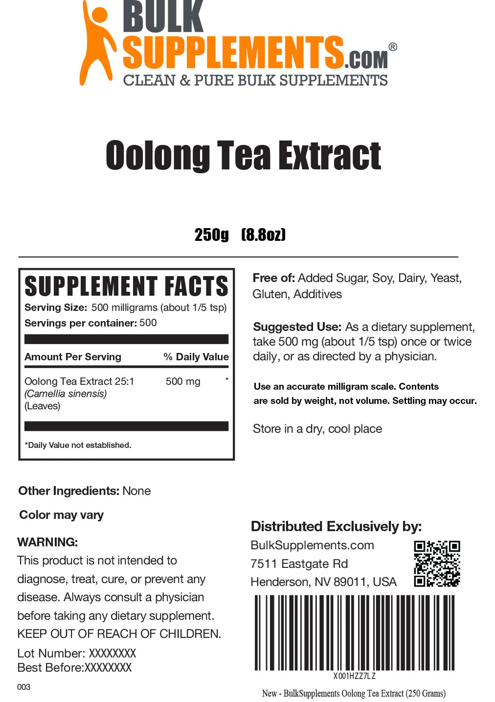 Oolong Tea Extract Powder - Image 7