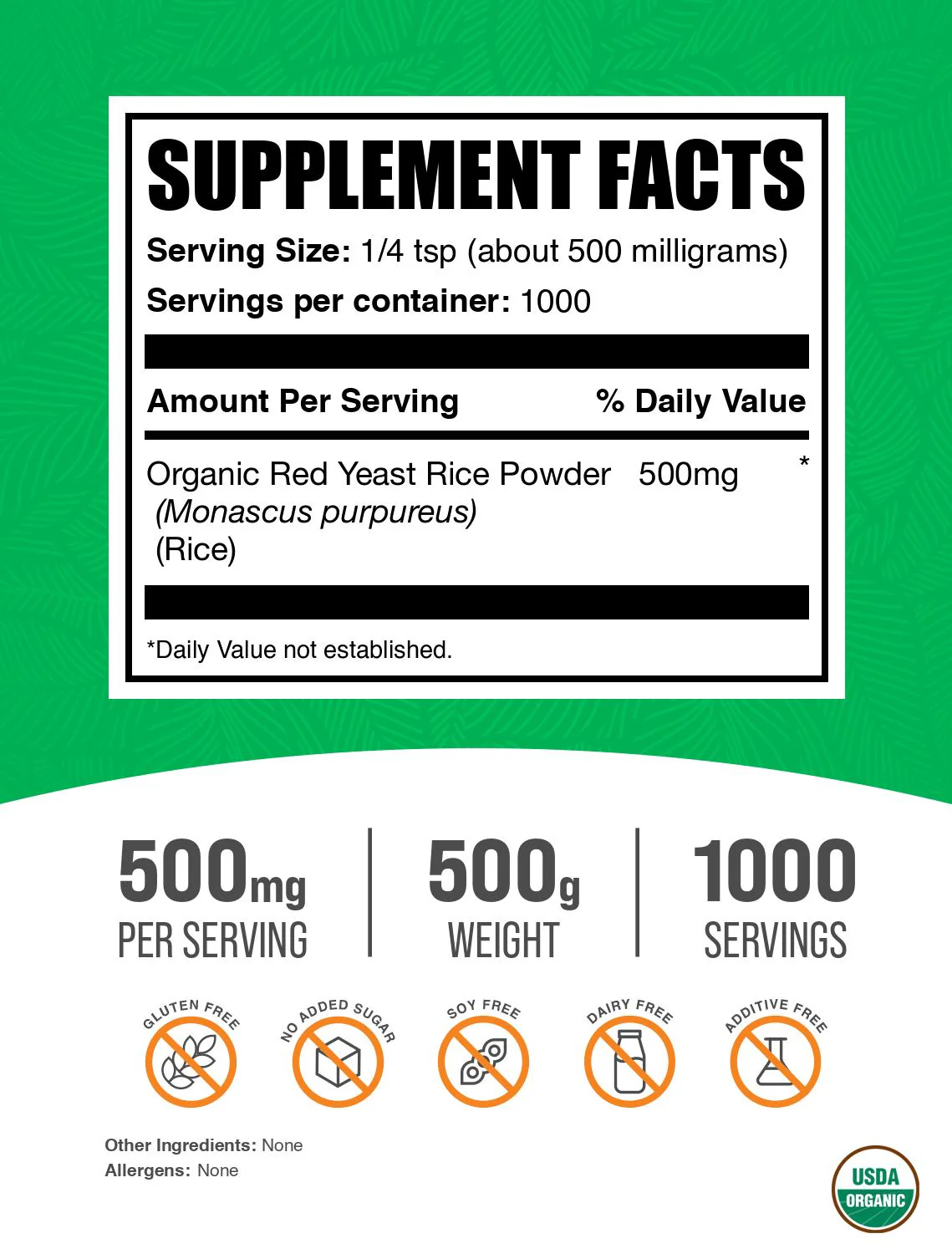 Organic Red Yeast Rice Powder - Image 2