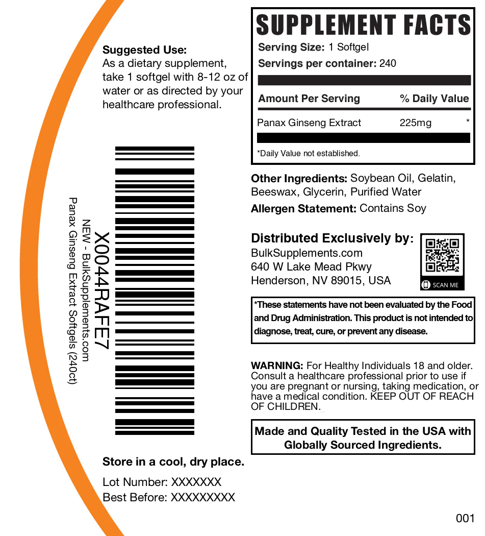 Panax Ginseng Softgels - Image 7