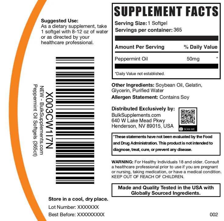 Peppermint Oil Softgels - Image 6