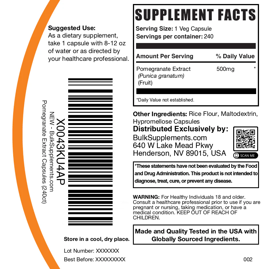 Pomegranate Extract Capsules - Image 6