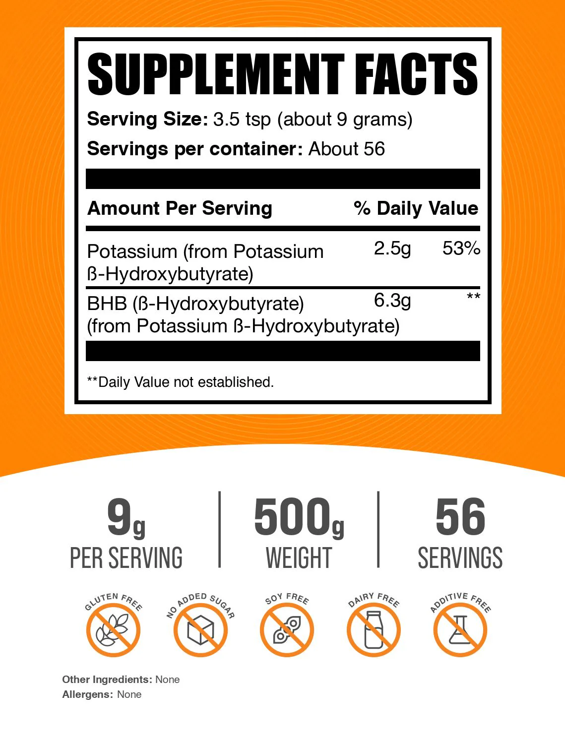 BHB Beta-hydroxybutyrate (Potassium) Powder - Image 2