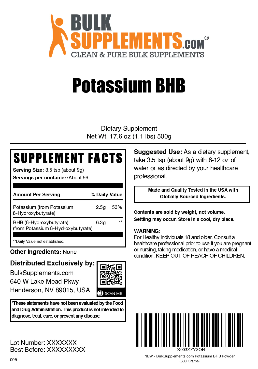 BHB Beta-hydroxybutyrate (Potassium) Powder - Image 6