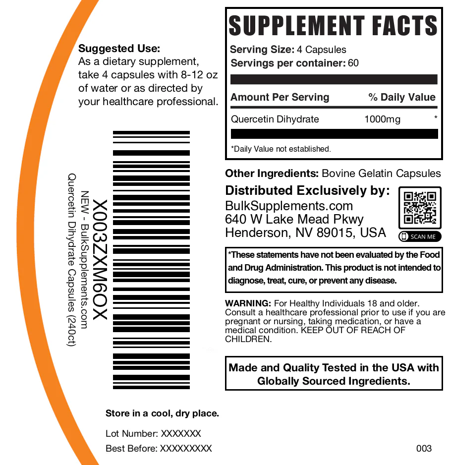 Quercetin Dihydrate Capsules - Image 6