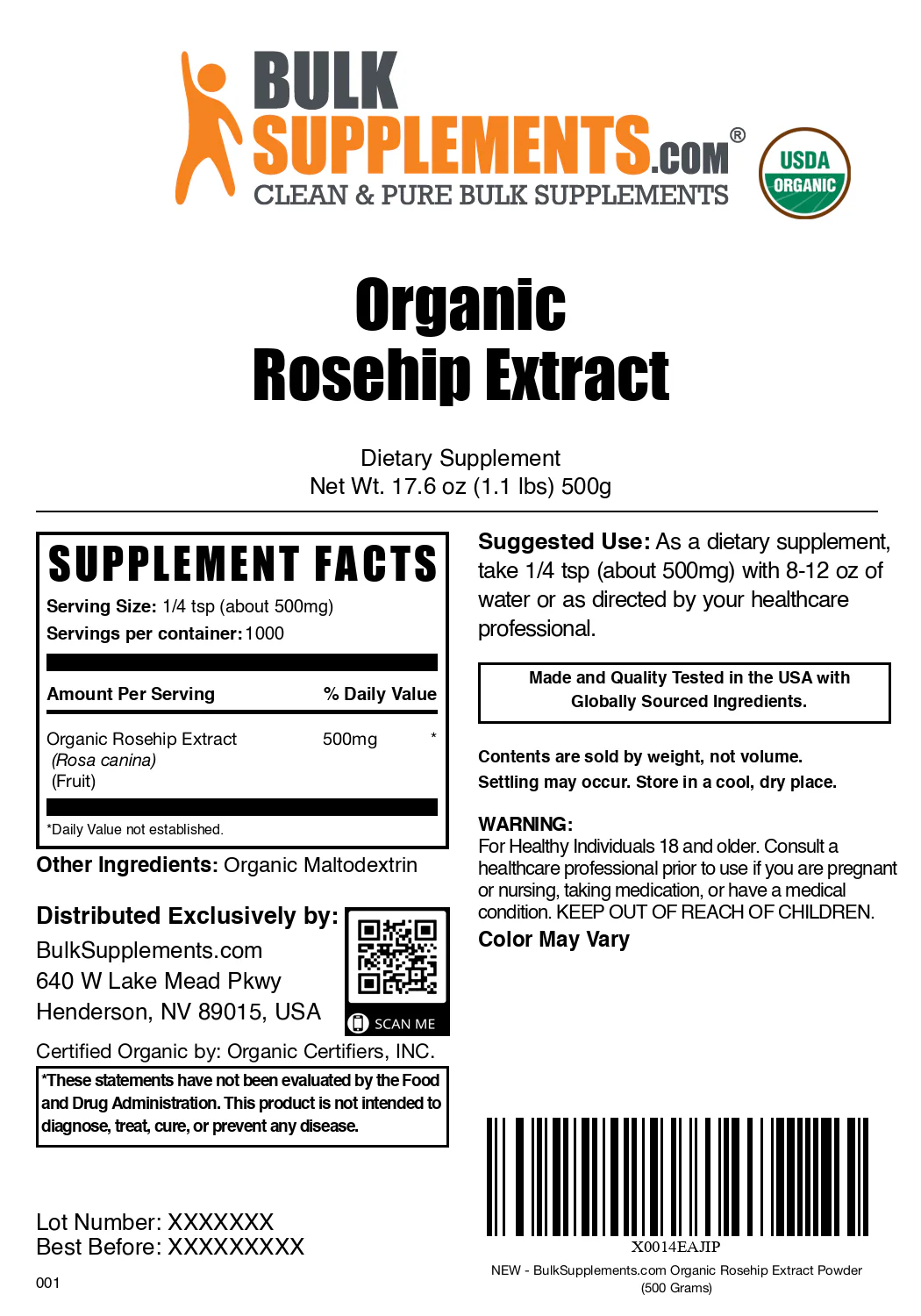 Organic Rosehip Extract Powder - Image 6