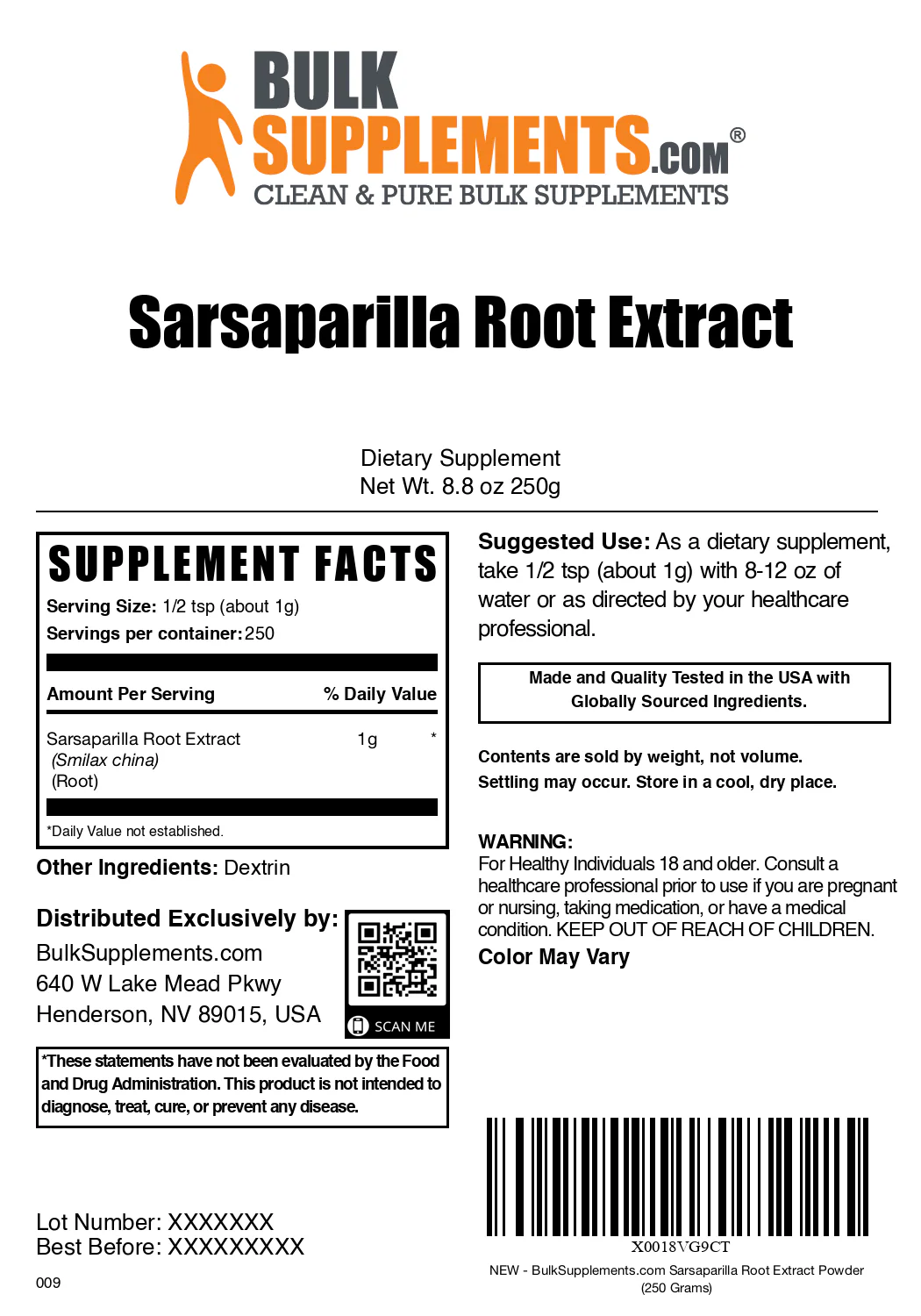 Sarsaparilla Root Extract Powder - Image 6