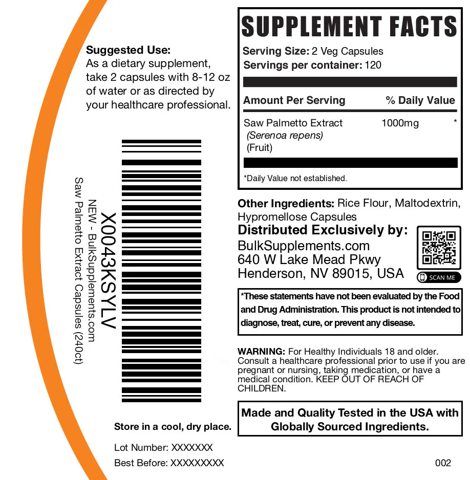 Saw Palmetto Capsules - Image 6