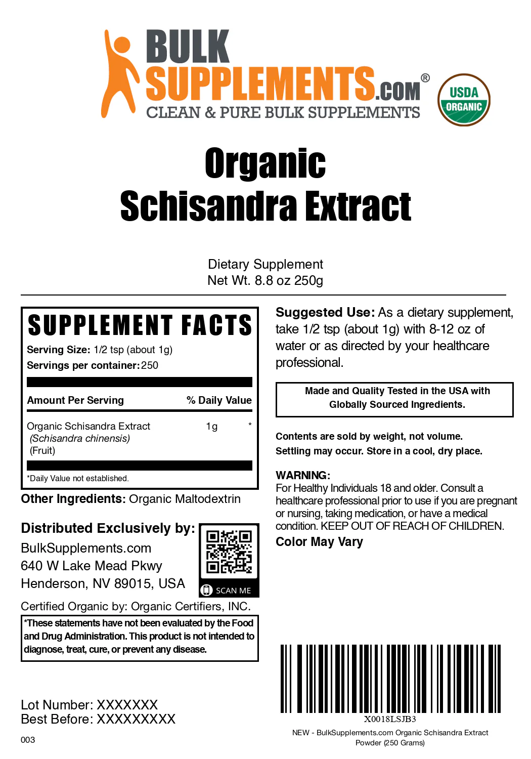 Organic Schisandra Extract Powder - Image 6