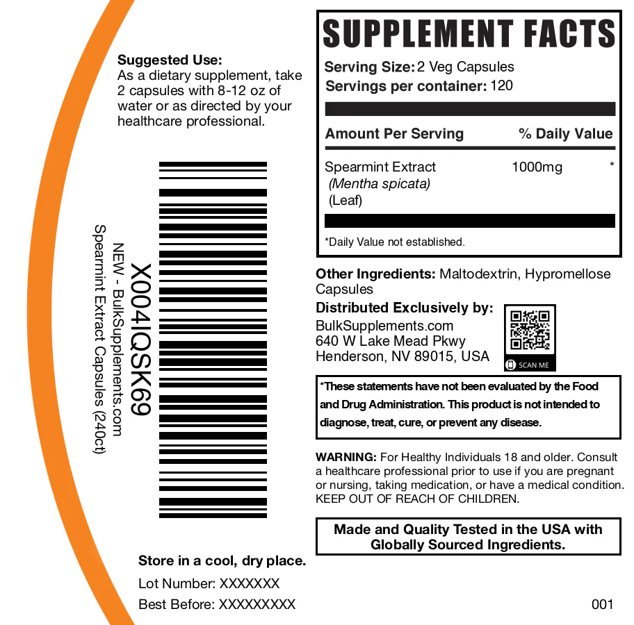 Spearmint Extract Capsules - Image 6