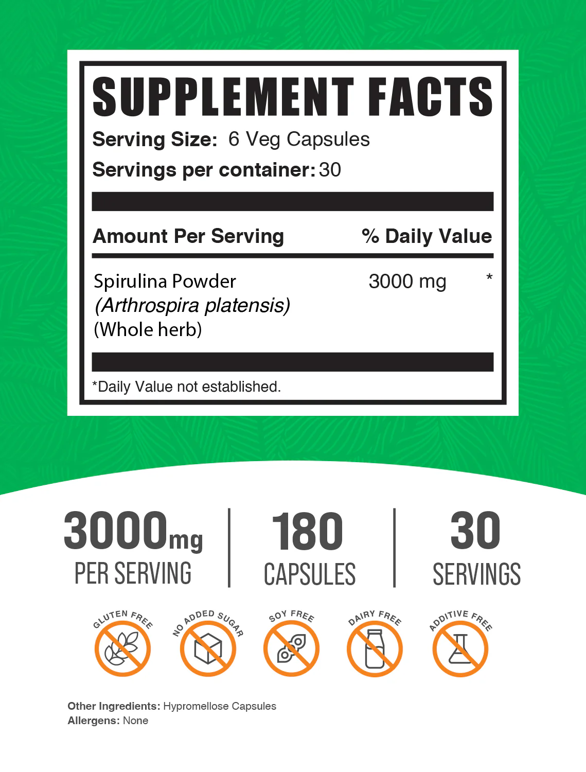 Spirulina Capsules - Image 2