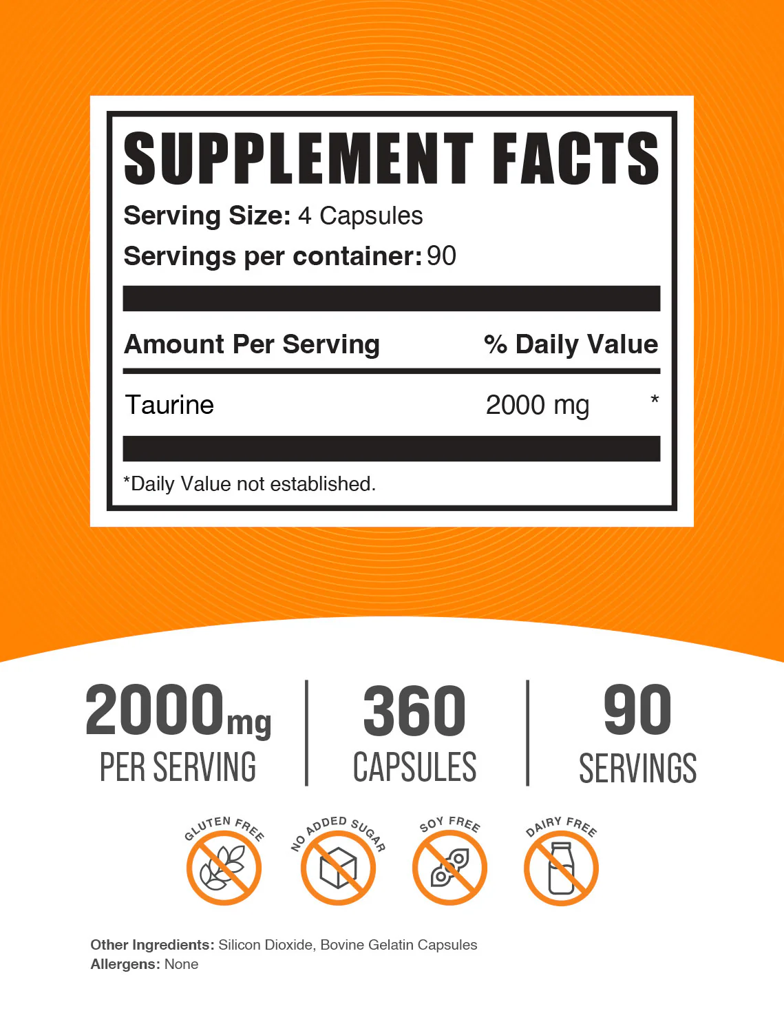 Taurine Capsules - Image 2