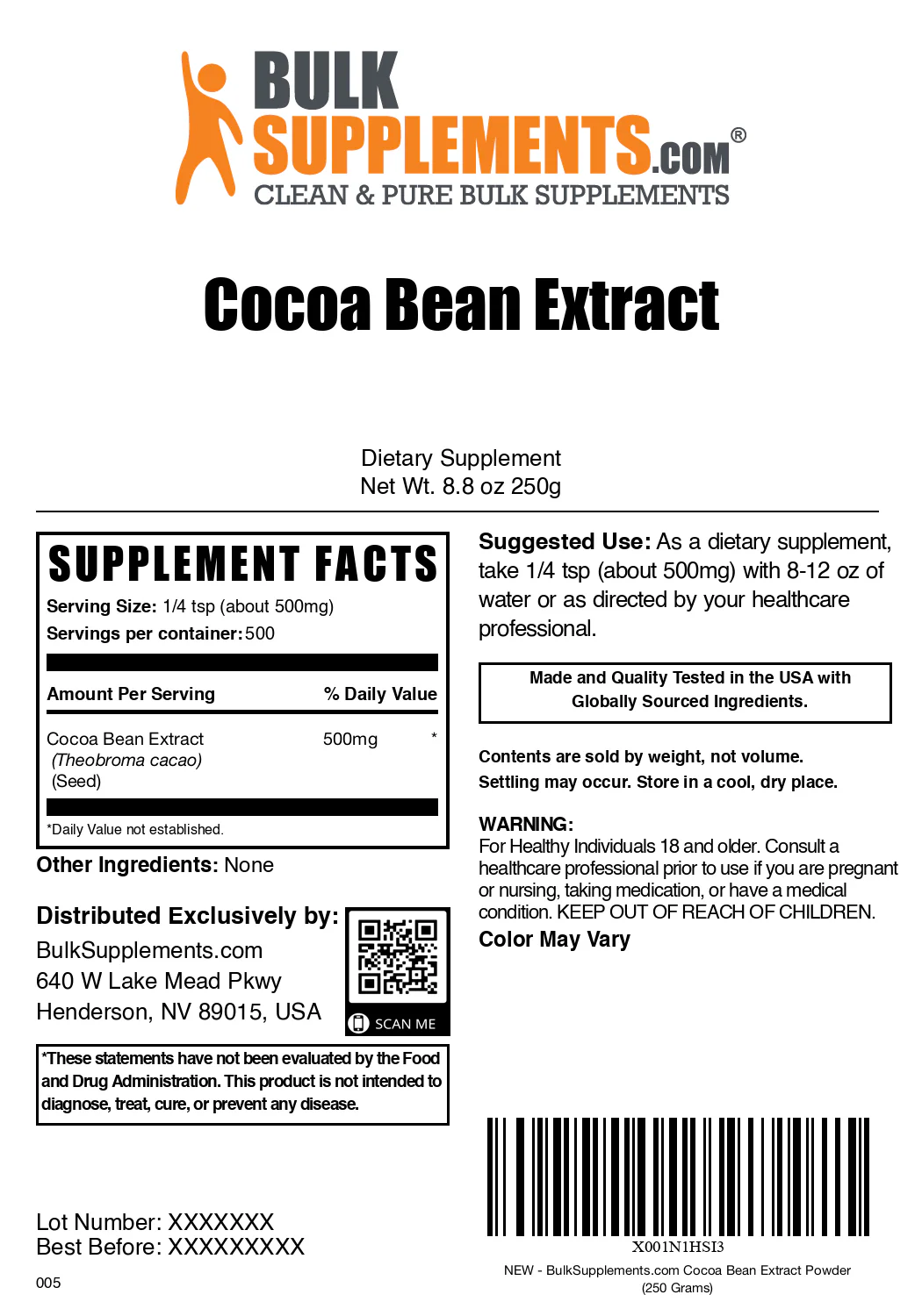 Cocoa Bean Extract Powder - Image 6