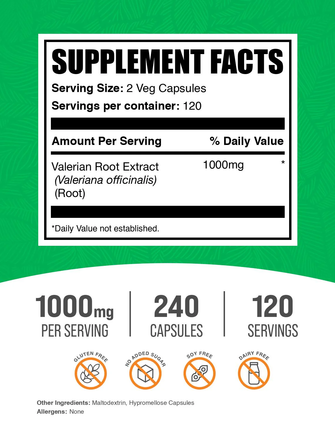 Valerian Root Extract Capsules - Image 2
