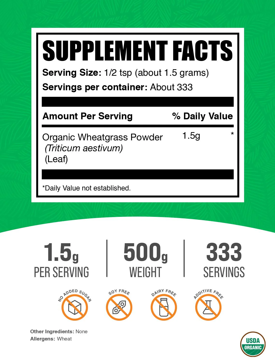 Organic Wheatgrass Powder - Image 2