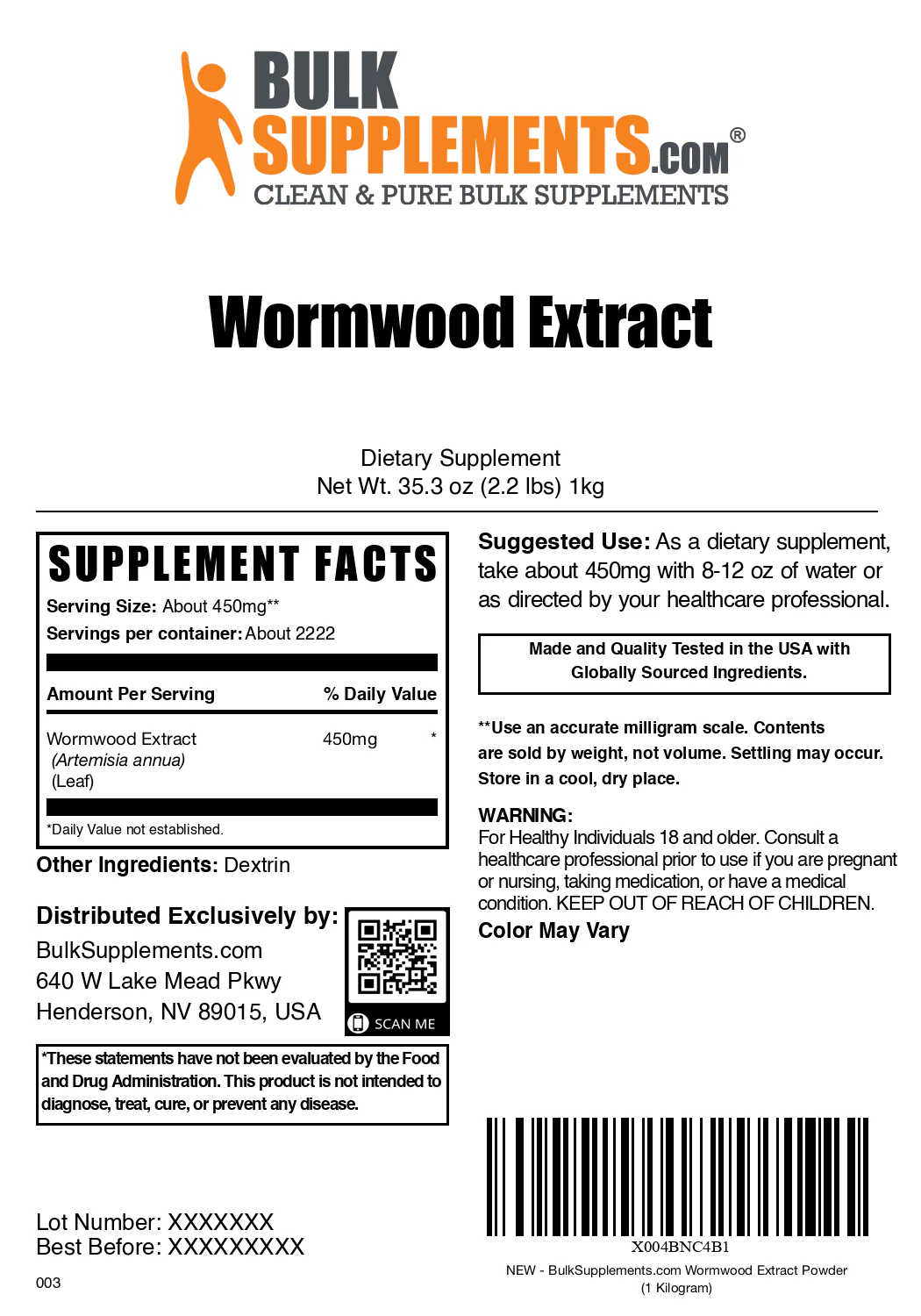 Wormwood Extract Powder - Image 9
